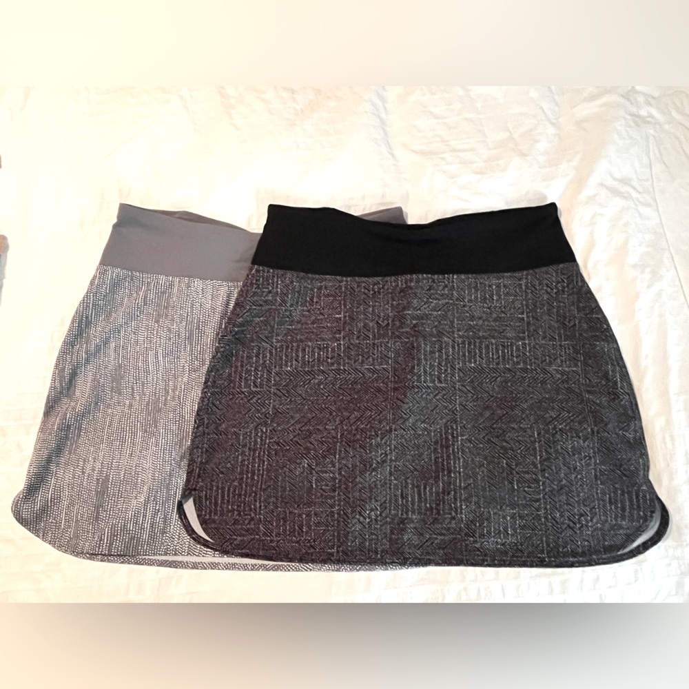 Elegant Black and Gray Women's Skirt